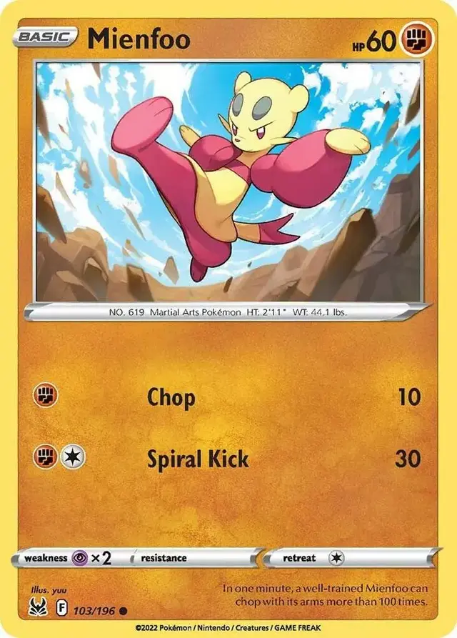 Mienfoo [Reverse Holo]