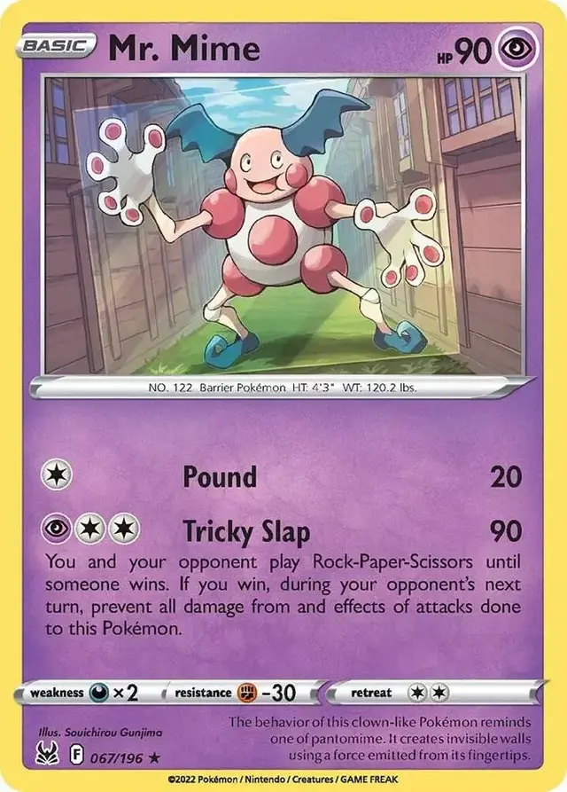 Mr. Mime [Reverse Holo] - Pokemon Lost Origin #67