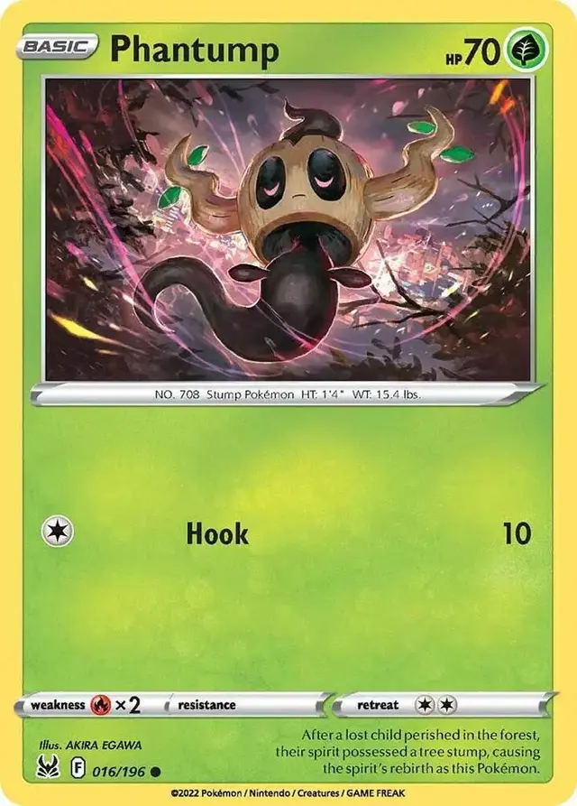 Phantump [Reverse Holo] - Pokemon Lost Origin #16