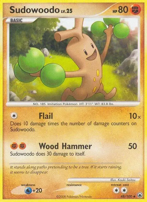 Sudowoodo - Pokemon Majestic Dawn #48