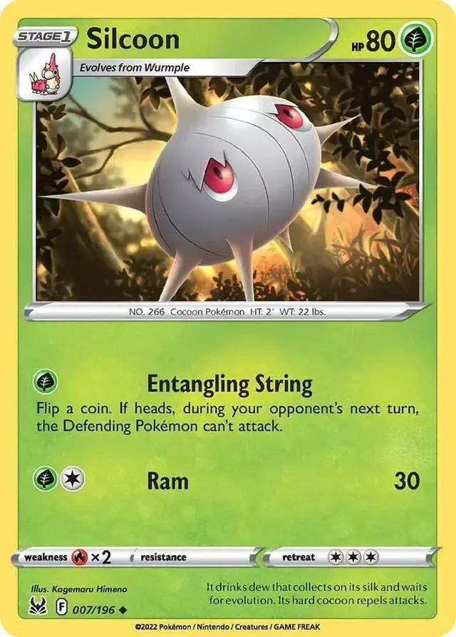 Silcoon - Pokemon Lost Origin #7