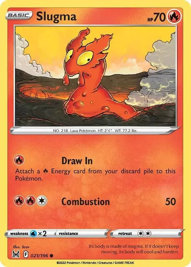 Slugma [Reverse Holo] - Pokemon Lost Origin #21