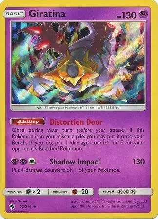 Giratina [Cosmos Holo] - Pokemon Lost Thunder #97