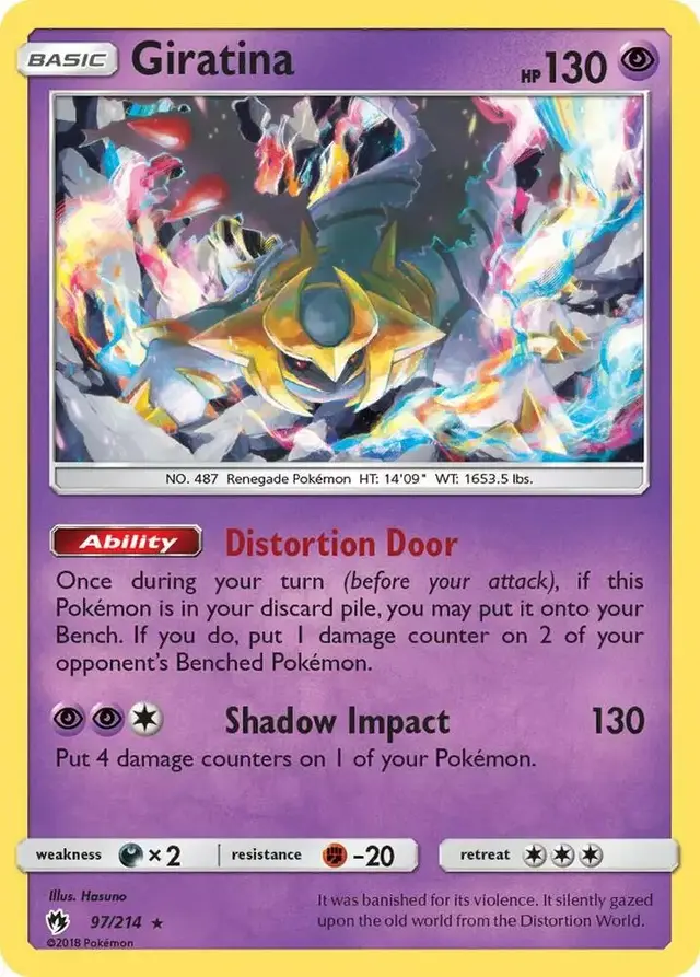 Giratina [Reverse Holo] - Pokemon Lost Thunder #97