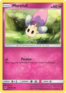 Morelull [Reverse Holo] - Pokemon Lost Thunder