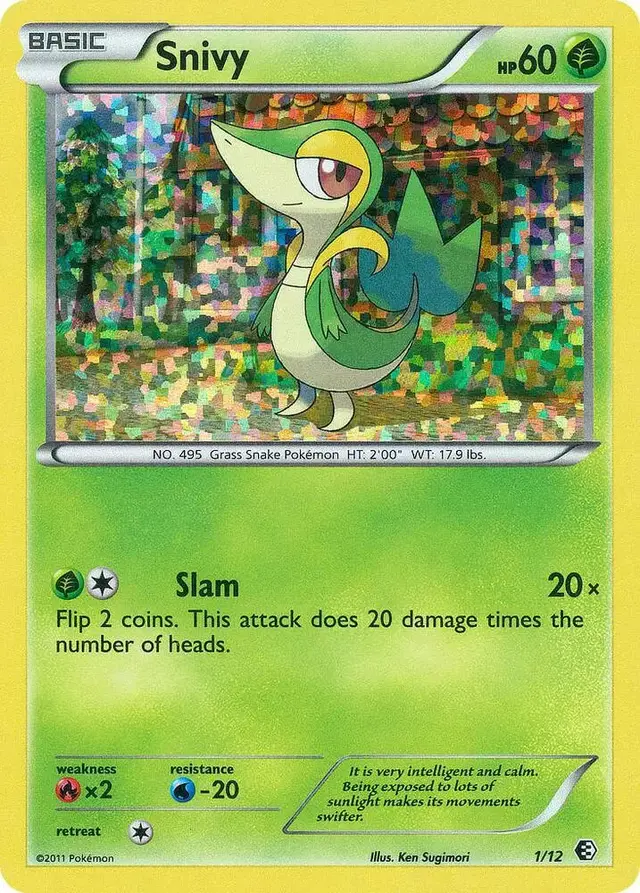 Snivy - Pokemon McDonalds 2011 #1