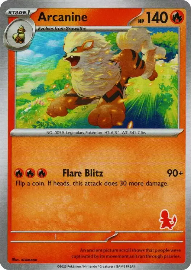 Arcanine - Pokemon My First Battle #N/A