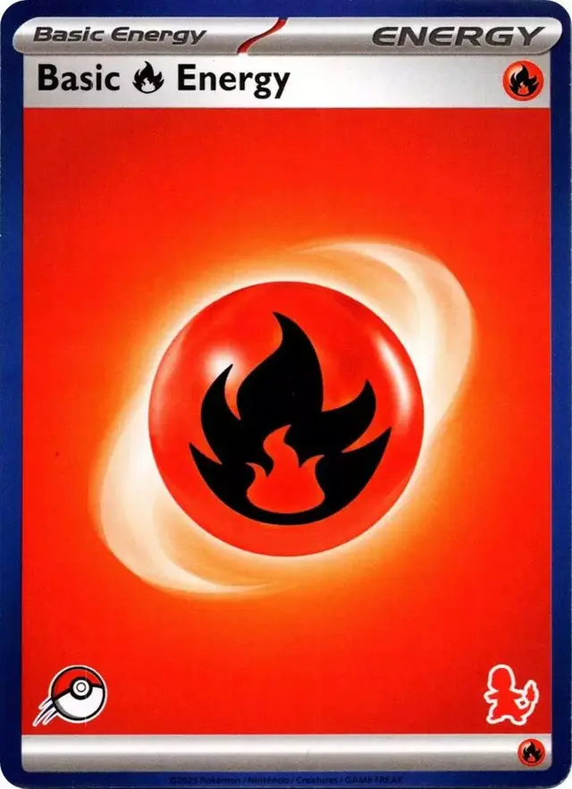 Basic Fire Energy [Blue Border] - Pokemon My First Battle #N/A