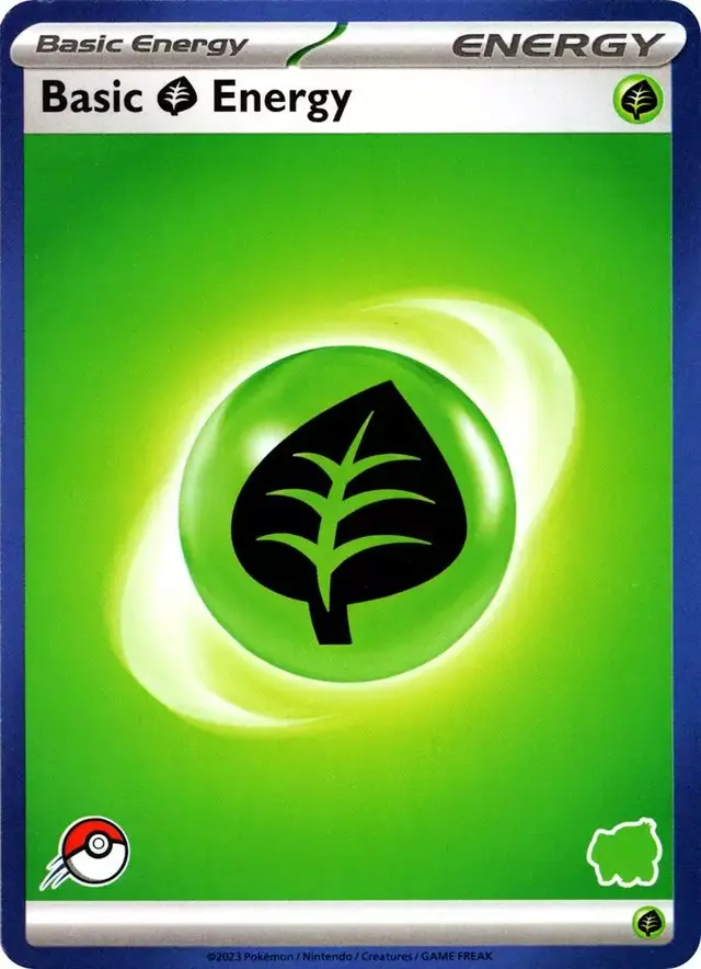 Basic Grass Energy [Blue Border] - Pokemon My First Battle #N/A