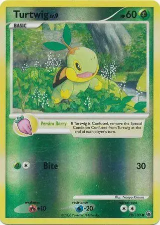 Turtwig [Reverse Holo] - Pokemon Majestic Dawn #78