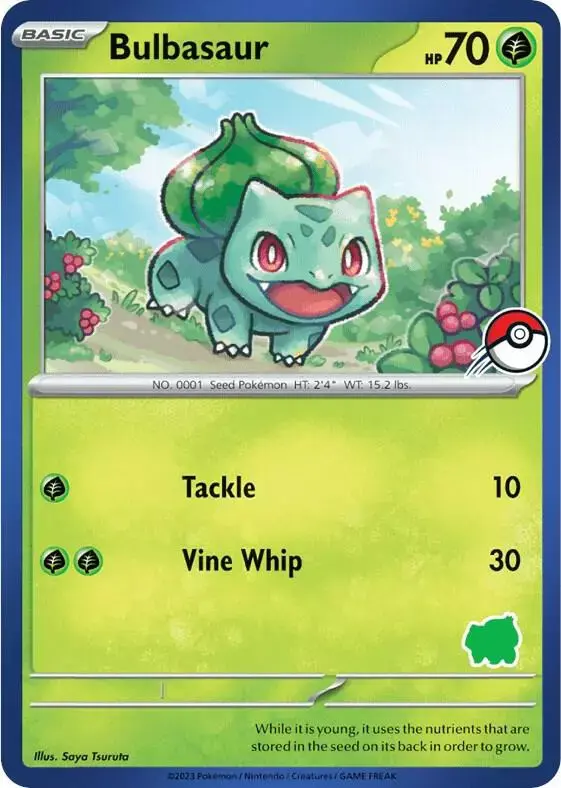 Bulbasaur [Blue Border] - Pokemon My First Battle #N/A