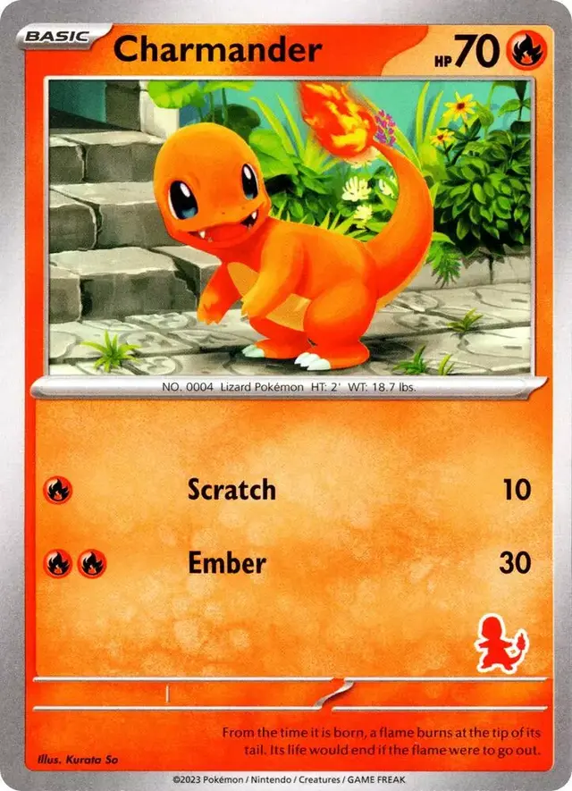 Charmander - Pokemon My First Battle #N/A