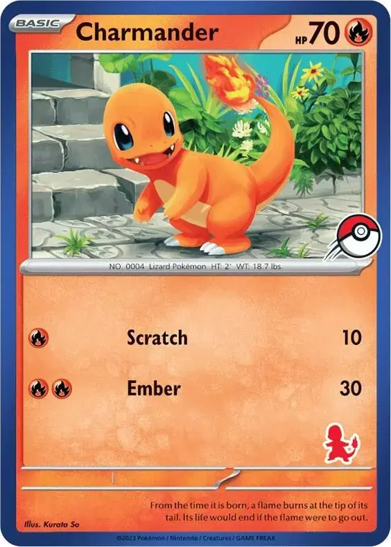 Charmander [Blue Border] - Pokemon My First Battle #N/A