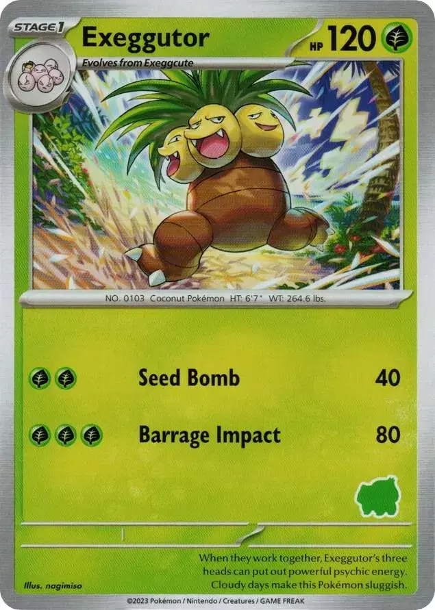 Exeggutor - Pokemon My First Battle #N/A