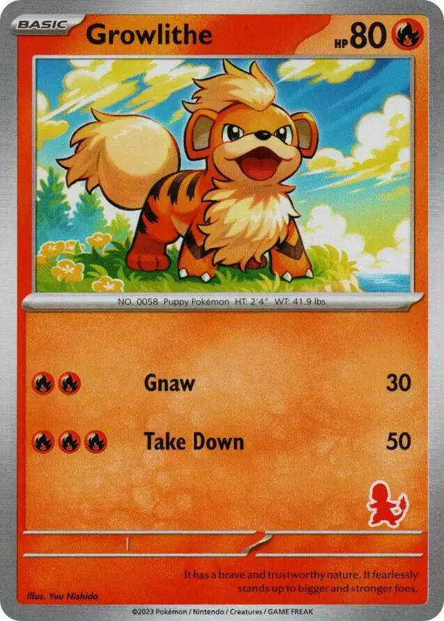 Growlithe - Pokemon My First Battle #N/A