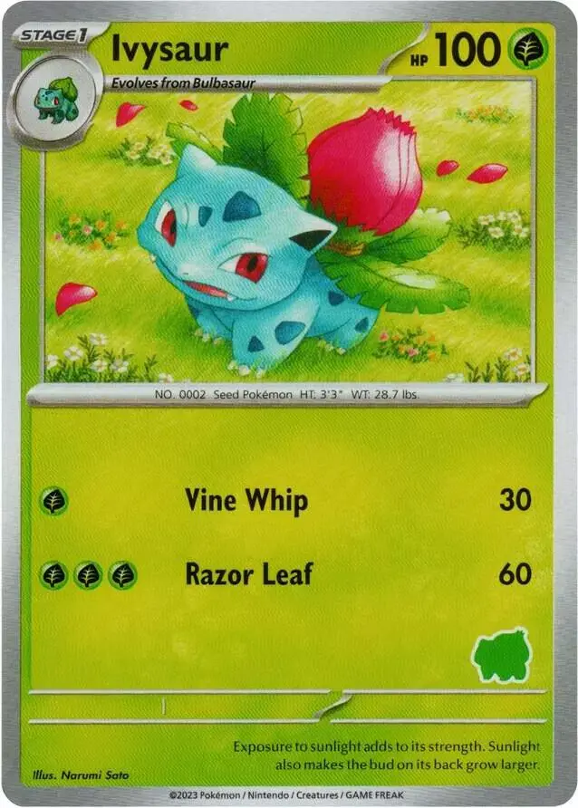 Ivysaur - Pokemon My First Battle #N/A