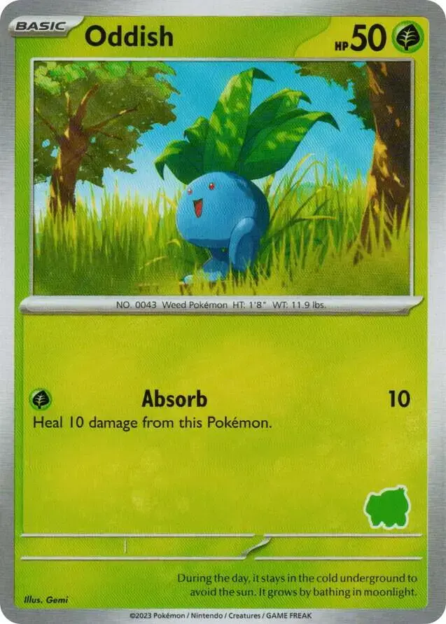 Oddish - Pokemon My First Battle #N/A