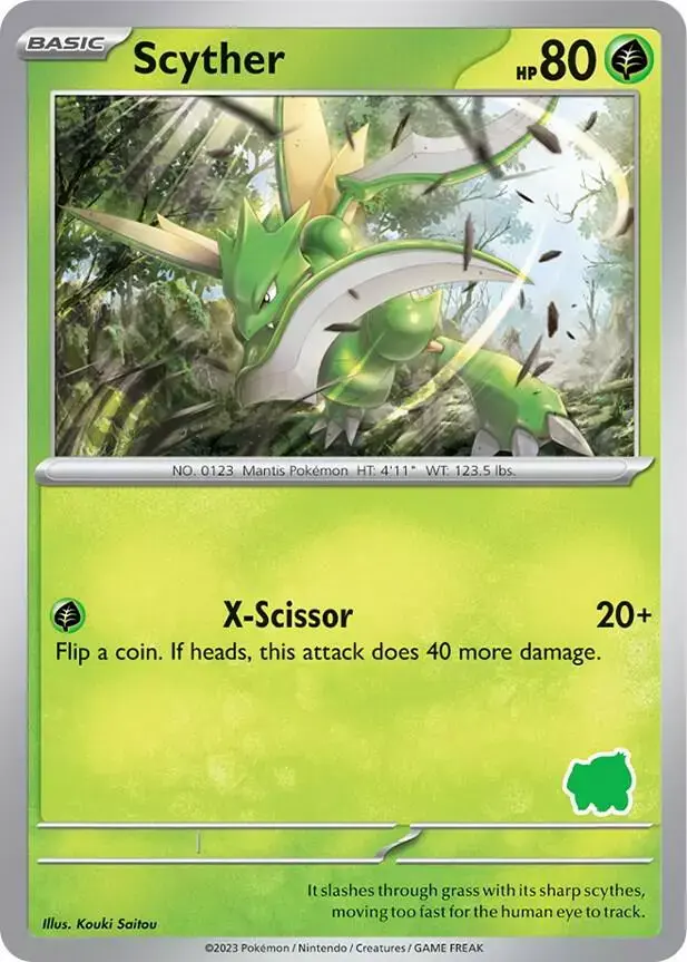 Scyther - Pokemon My First Battle #N/A