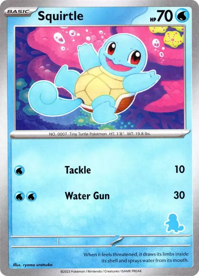 Squirtle - Pokemon My First Battle #N/A