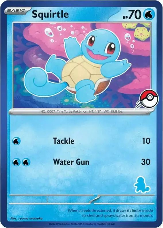 Squirtle [Blue Border] - Pokemon My First Battle #N/A