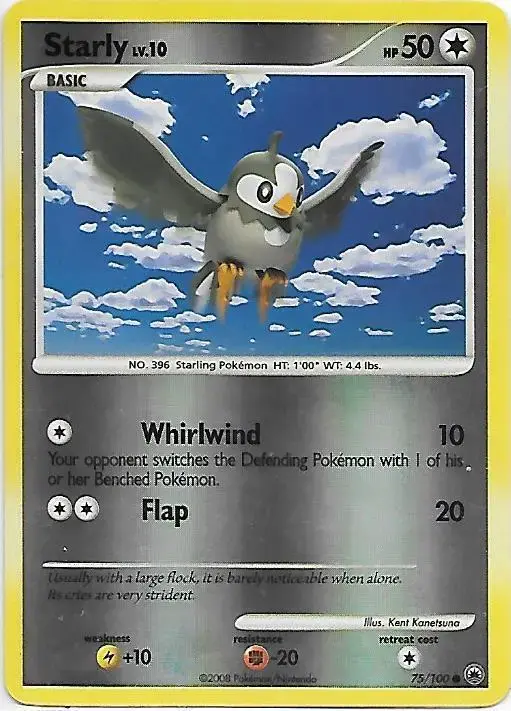 Starly [Reverse Holo] - Pokemon Majestic Dawn #75