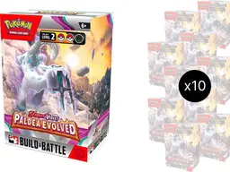 Build & Battle Display Box - Pokemon Paldea Evolved