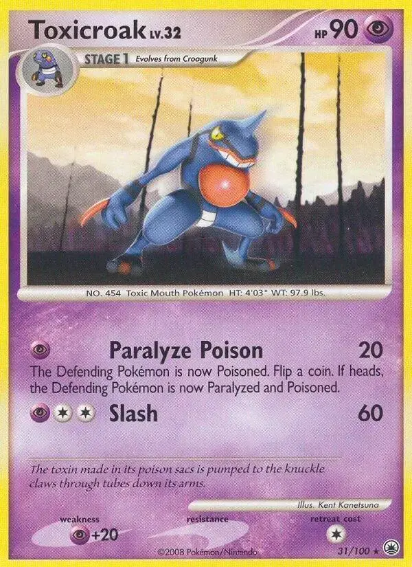 Toxicroak - Pokemon Majestic Dawn #31