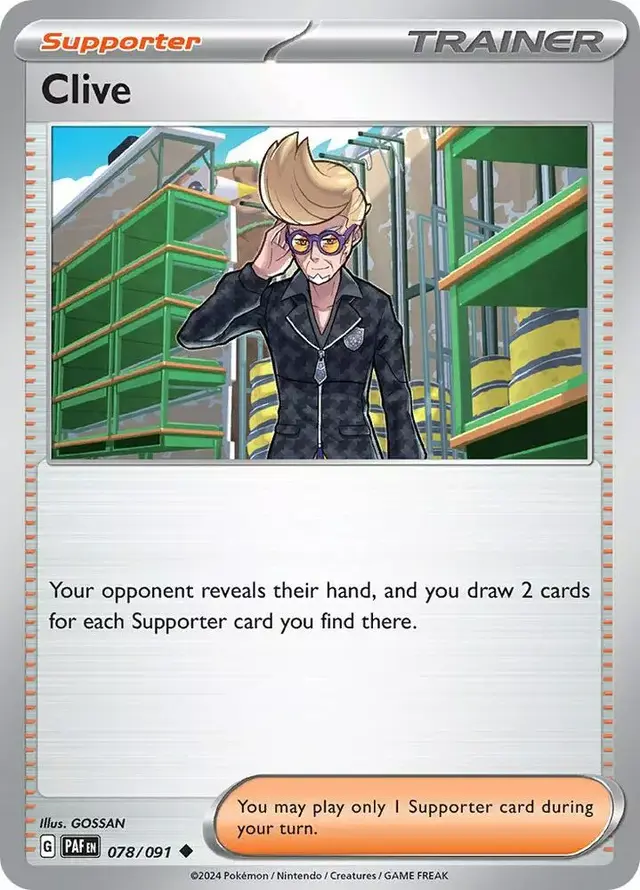 Clive - Pokemon Paldean Fates #78