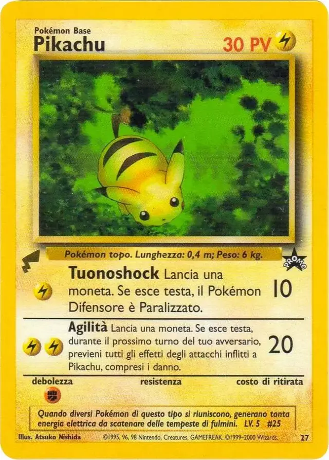 BABY PIKACHU [2000 POKEMON PIKACHU WORLD COLLECTION] - Pokemon WoTC Promos #27