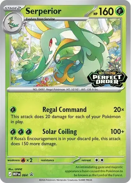 Serperior - Pokemon Mega Evolution Promos #64