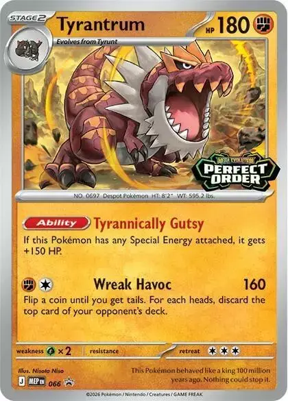 Tyrantrum - Pokemon Mega Evolution Promos #66