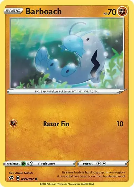 Barboach [Reverse Holo] - Pokemon Rebel Clash #99