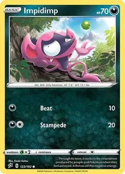 Impidimp [Reverse Holo] - Pokemon Rebel Clash