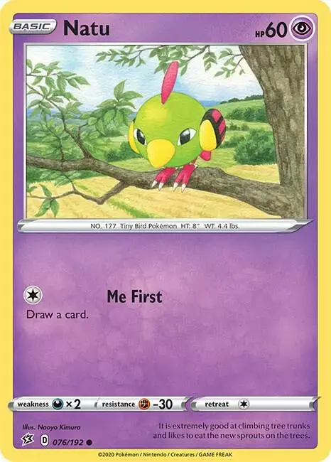 Natu [Reverse Holo] - Pokemon Rebel Clash #76