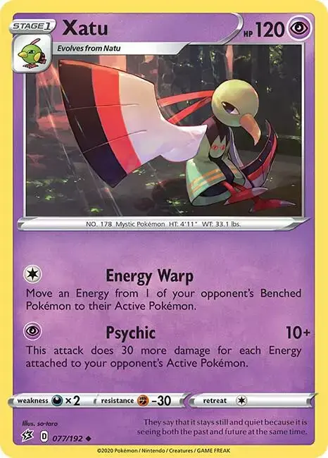 Xatu [Reverse Holo] - Pokemon Rebel Clash #77