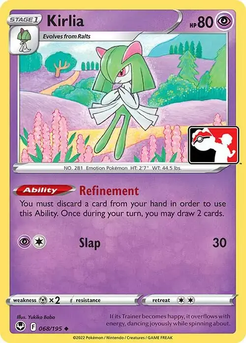 Kirlia [Prize Pack Holo] - Pokemon Prize Pack Series #68