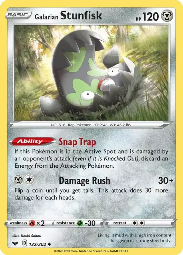 Galarian Stunfisk [Reverse Holo]