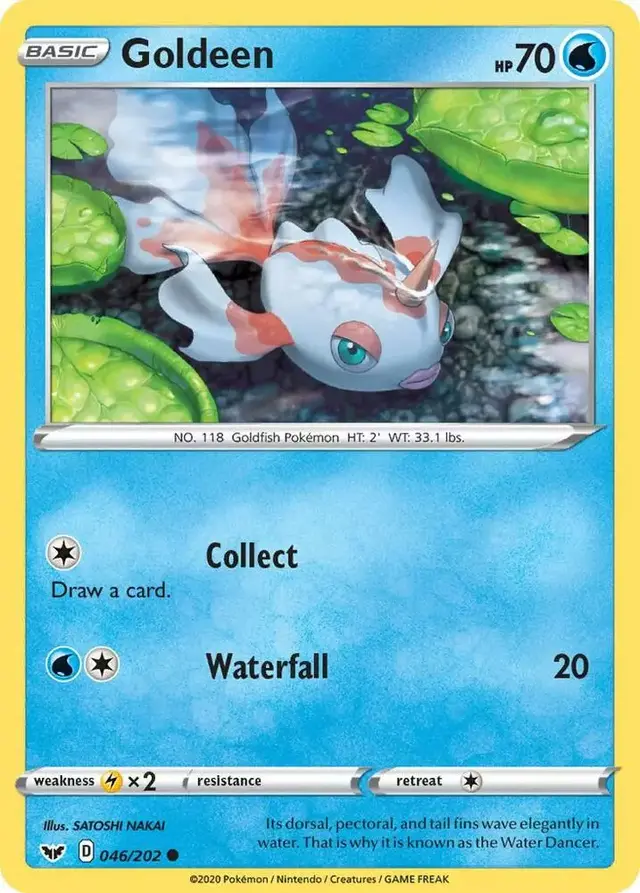 Goldeen [Reverse Holo] - Pokemon Sword & Shield #46
