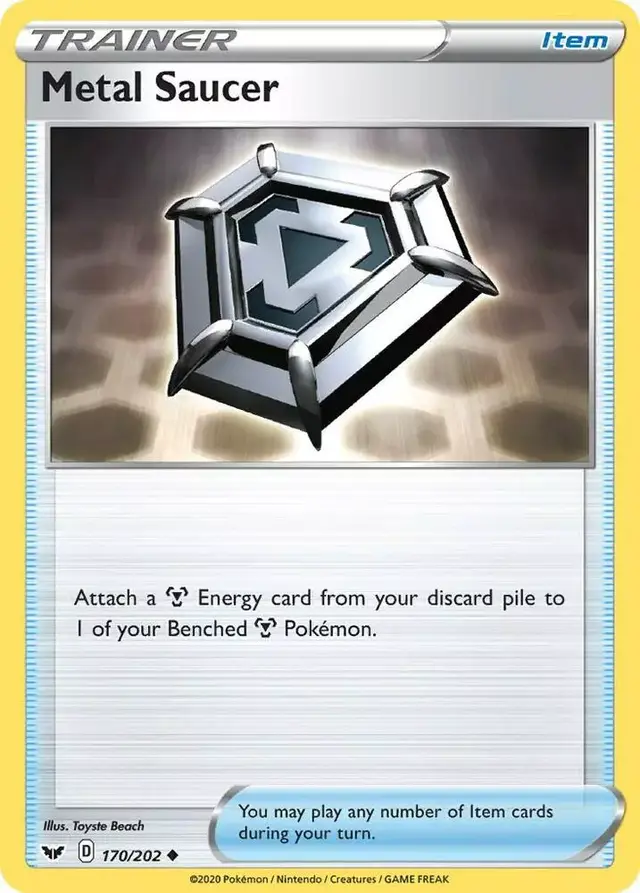 Metal Saucer [Reverse Holo]