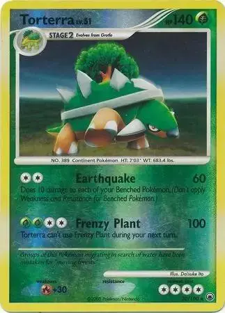 Torterra [Reverse Holo] - Pokemon Majestic Dawn #30