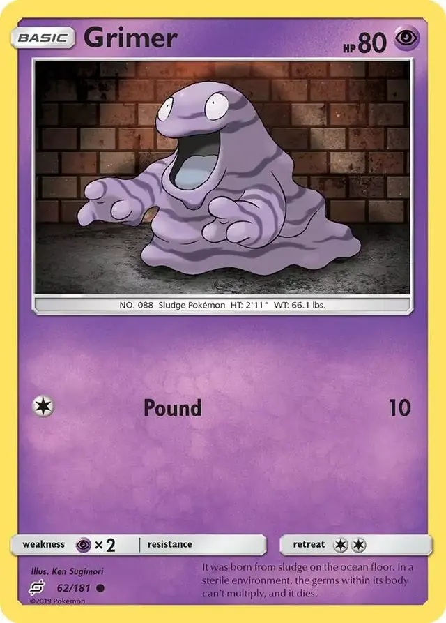 Grimer [Reverse Holo] - Pokemon Team Up #62