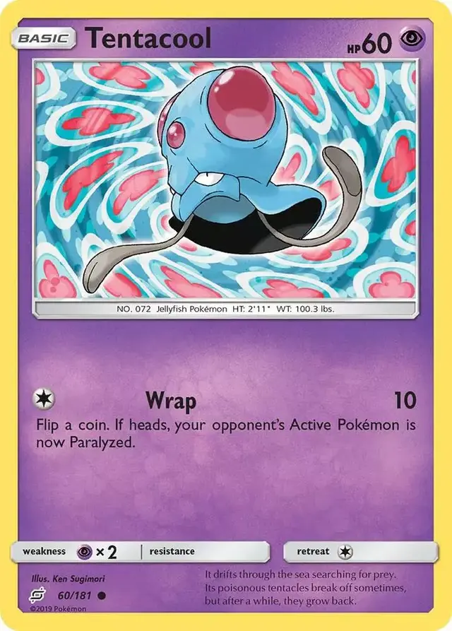 Tentacool [Reverse Holo] - Pokemon Team Up #60