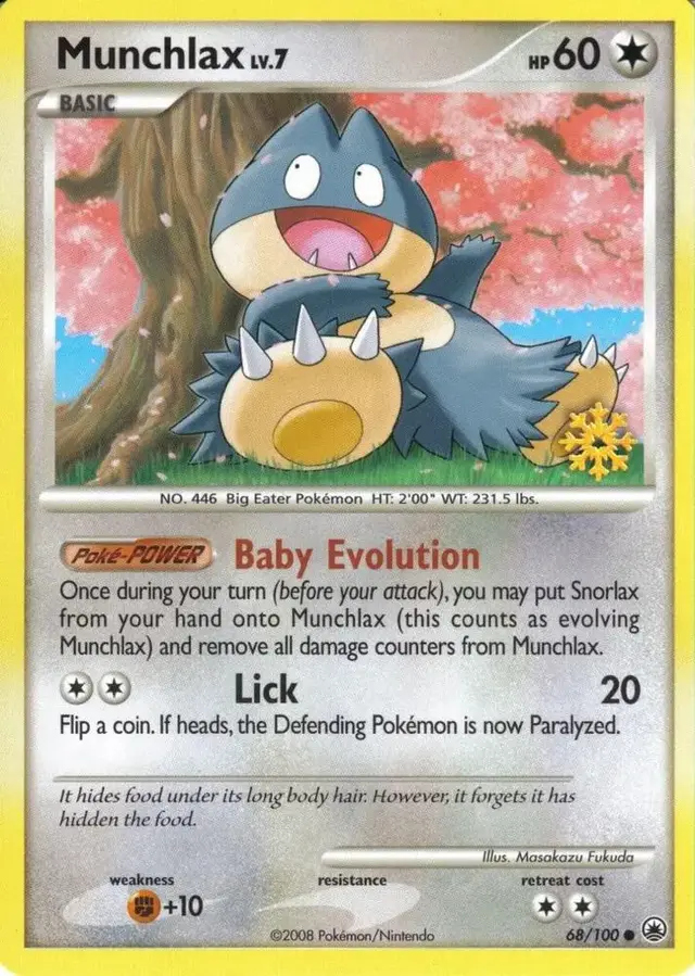 Munchlax [Snowflake Stamped]