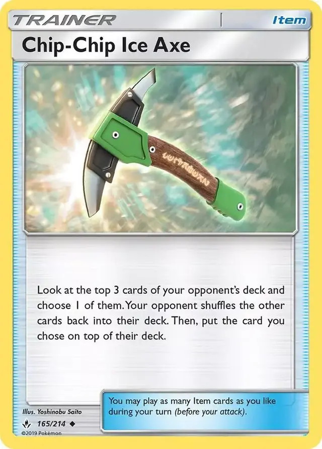 Chip-Chip Ice Axe [Reverse Holo]