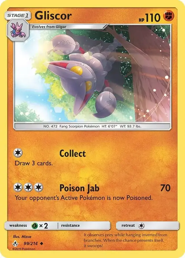 Gliscor - Pokemon Unbroken Bonds #99