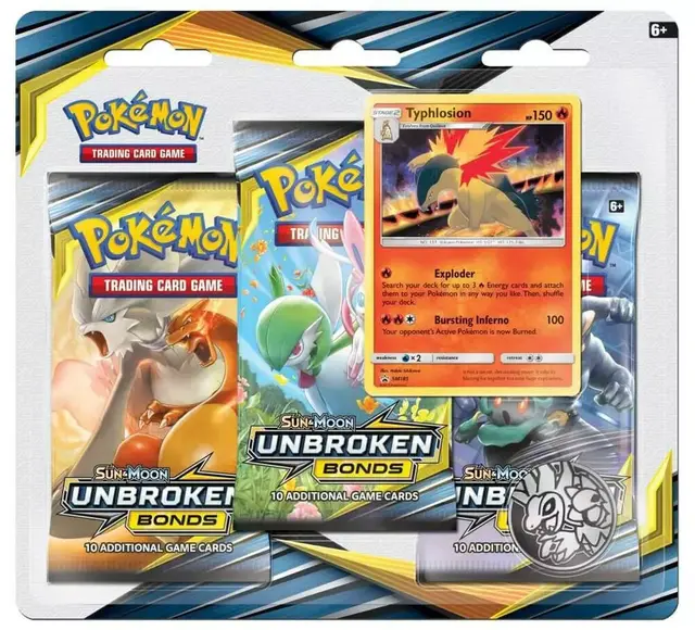Typhlosion 3-Pack Blister
