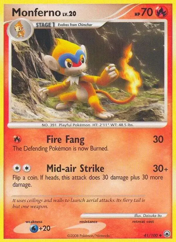 Monferno - Pokemon Majestic Dawn #41
