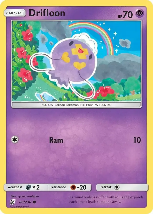 Drifloon [Reverse Holo] - Pokemon Unified Minds #80