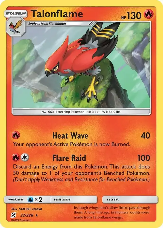 Talonflame [Reverse Holo] - Pokemon Unified Minds #32