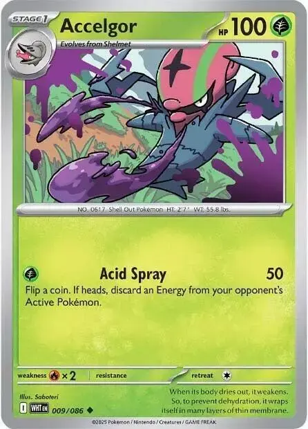 Accelgor [Reverse] - Pokemon White Flare #9